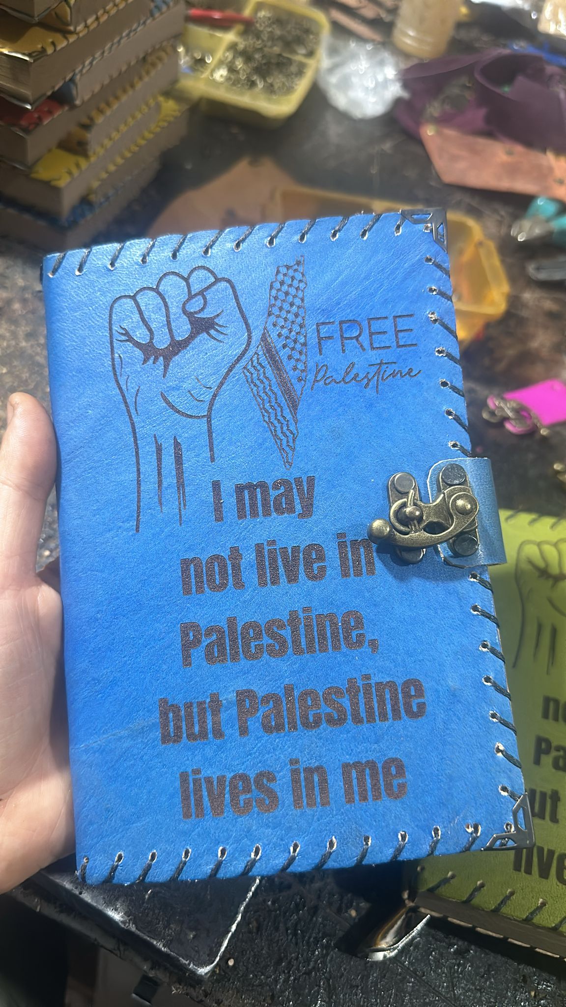 Personalized Palestine Handcrafted Diaries Customized Artisanal Journals